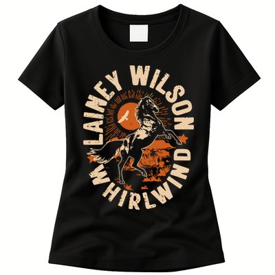 L.A.I.N.E.Y Wilson Whirlwind Horse Womens T-Shirt