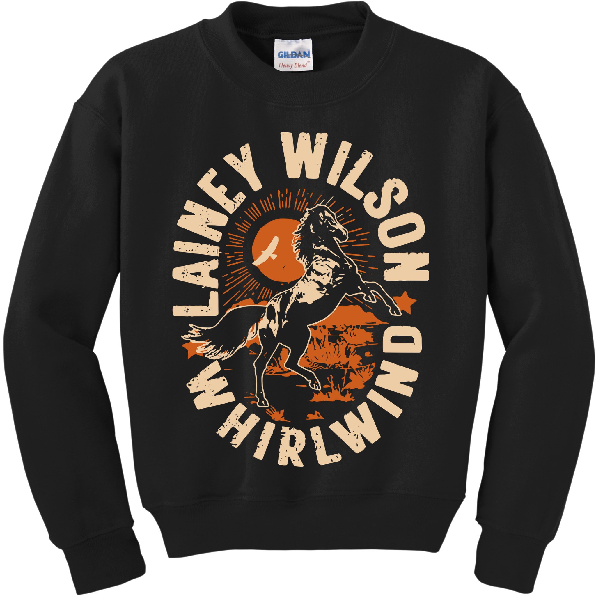 L.A.I.N.E.Y Wilson Whirlwind Horse Kids Sweatshirt