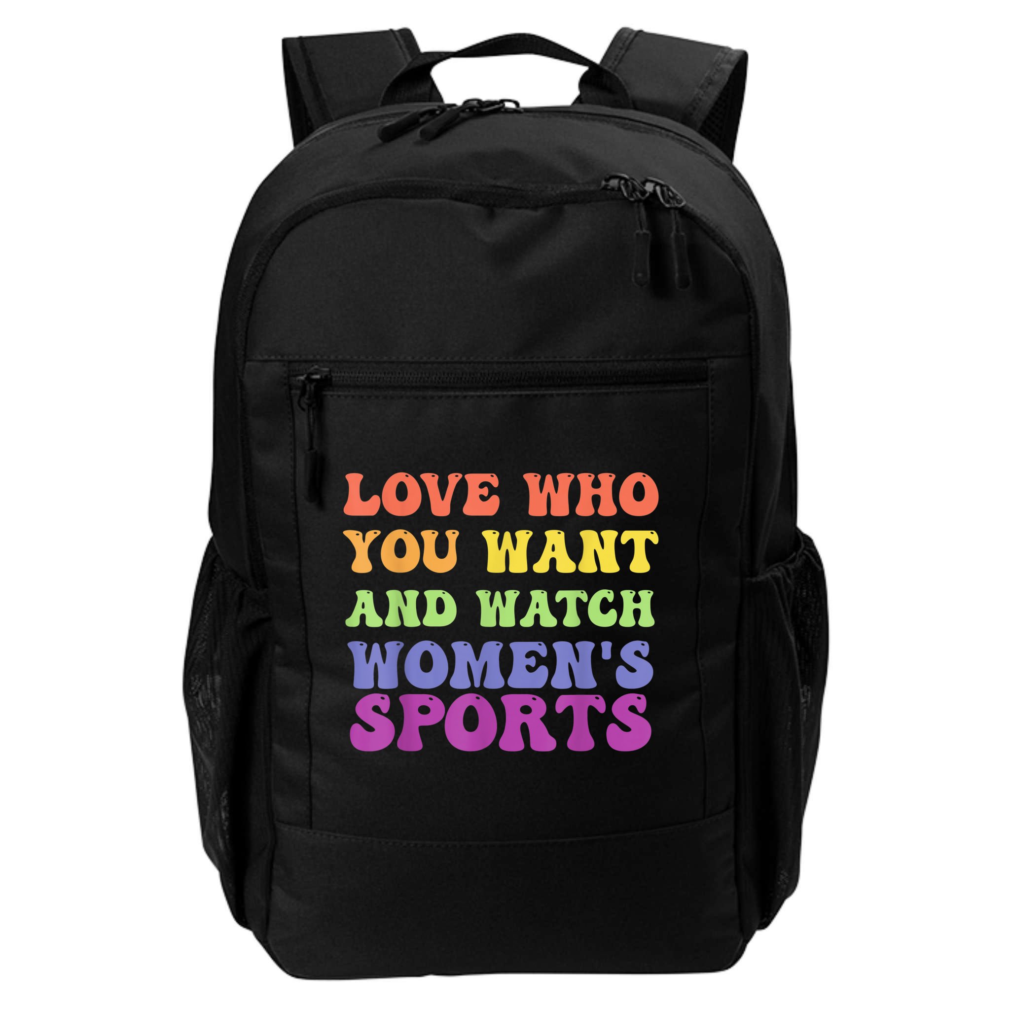 Love Who You Want And Watch Womenn's Sports Backpack