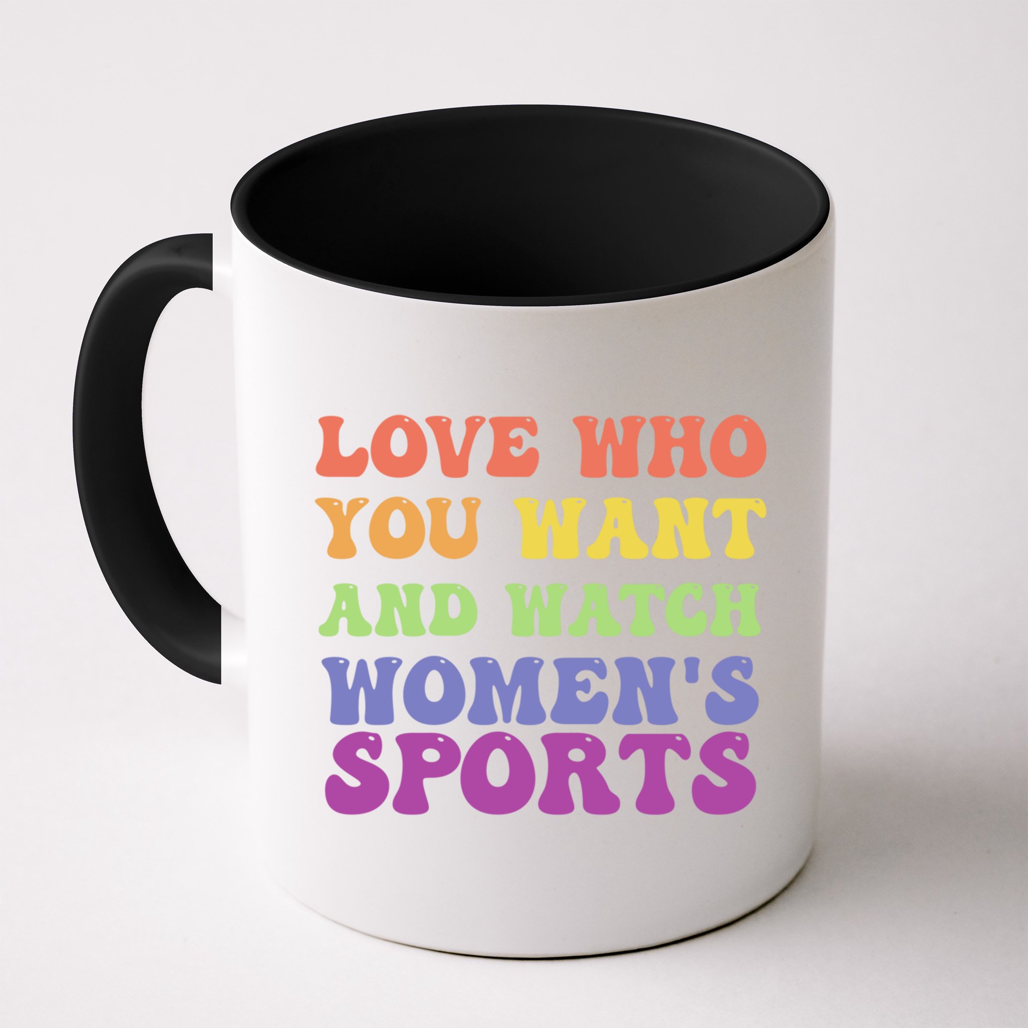 Love Who You Want And Watch S Sports Gift Mug