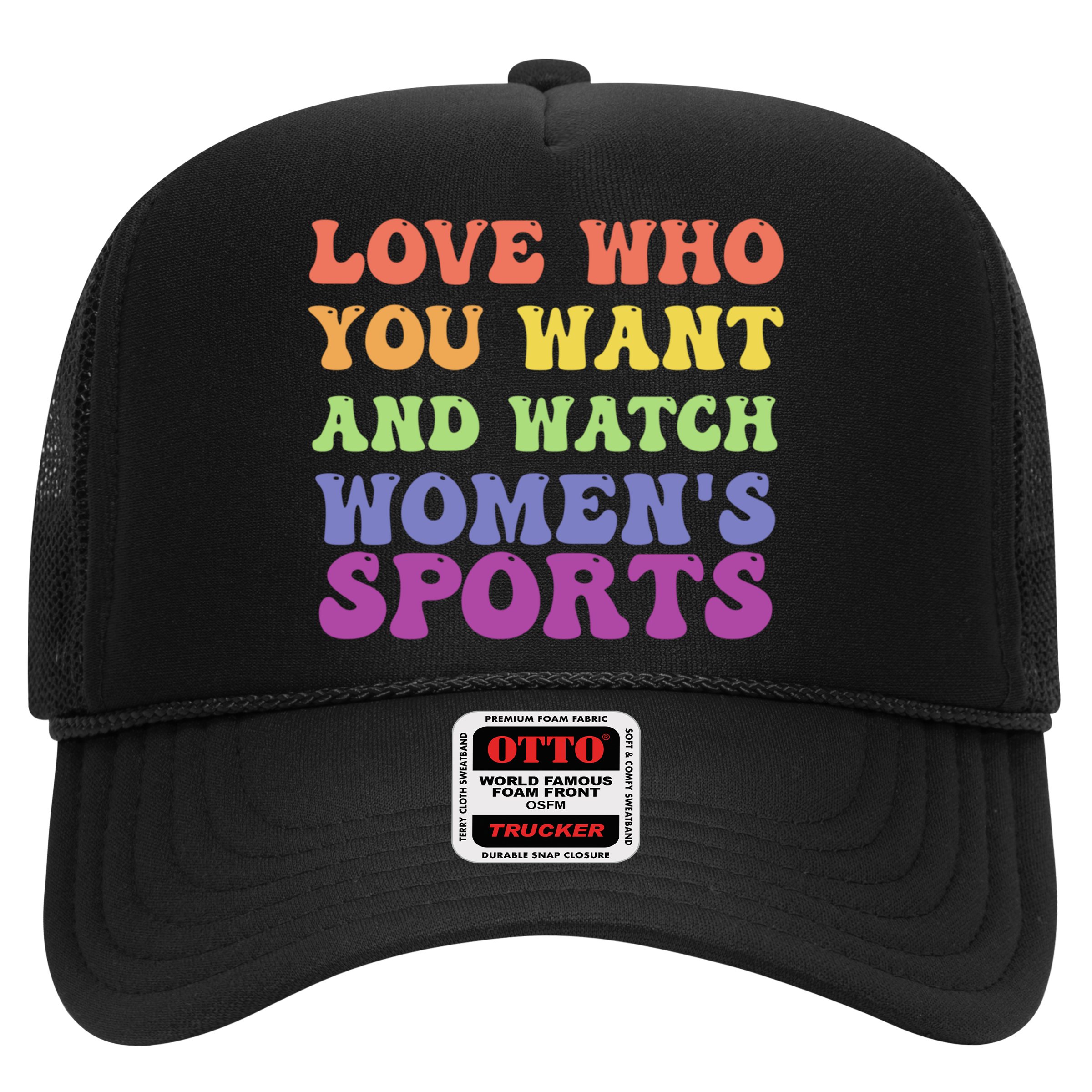 Love Who You Want And Watch S Sports Gift Hat