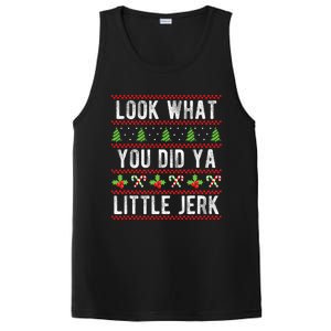 Look What You Did Ya Little Jerk Christmas Holiday  PosiCharge Competitor Tank