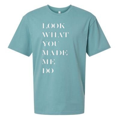 Look What You Made Me Do Sueded Cloud Jersey T-Shirt