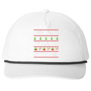 Look What You Did Ya Little Jerk Christmas Holiday X-mas Snapback Five-Panel Rope Hat