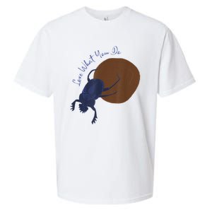 Love What You Do Funny Dung Beetle Bug Sueded Cloud Jersey T-Shirt