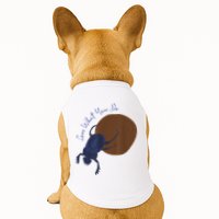 Love What You Do Funny Dung Beetle Bug Doggie Tank
