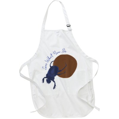 Love What You Do Funny Dung Beetle Bug Apron