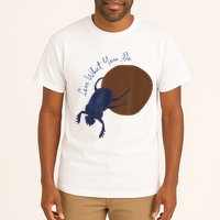 Love What You Do Funny Dung Beetle Bug Tall T-Shirt