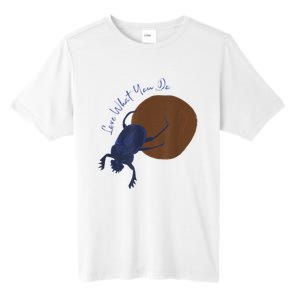 Love What You Do Funny Dung Beetle Bug Tall Fusion ChromaSoft Performance T-Shirt