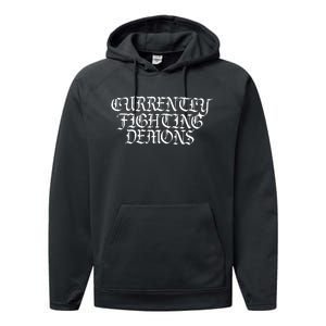 Limited Xprl Currently Fighting Demons Performance Fleece Hoodie