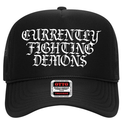 Limited Xprl Currently Fighting Demons Trucker Hat