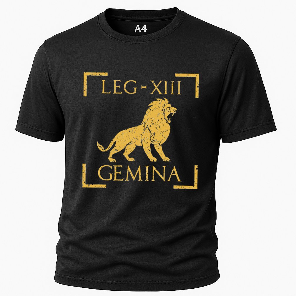 Legio Xiii Gemina Lion Emblem Roman Cooling Performance Crew T-Shirt