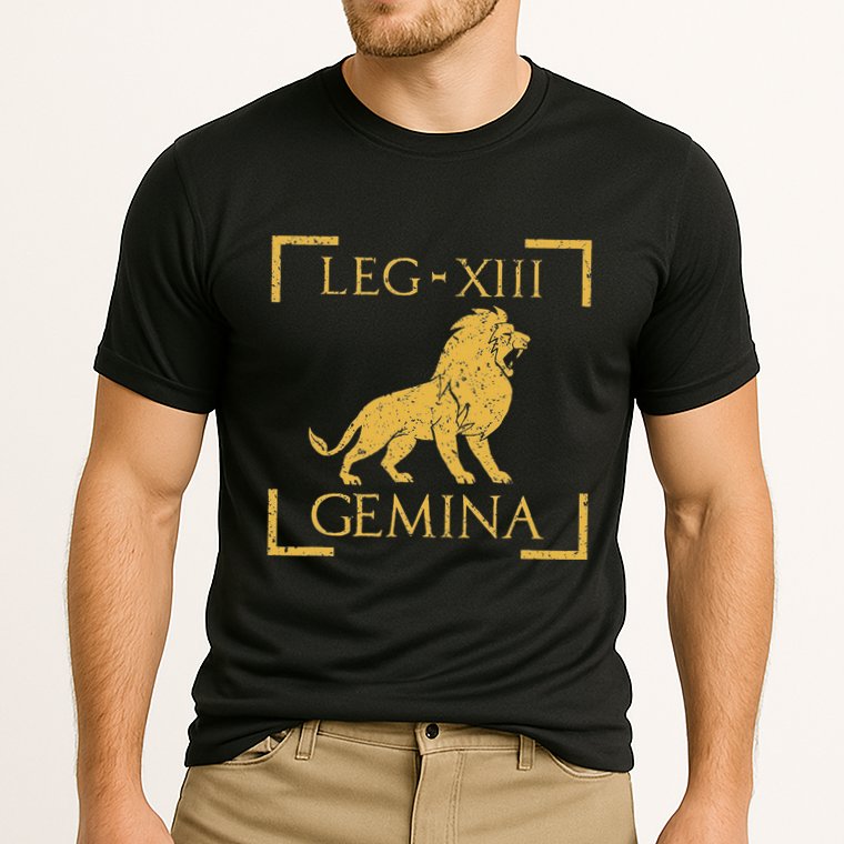 Legio Xiii Gemina Lion Emblem Roman Cooling Performance Crew T-Shirt