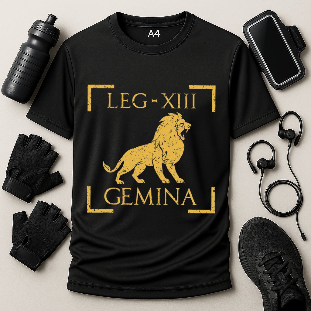 Legio Xiii Gemina Lion Emblem Roman Cooling Performance Crew T-Shirt