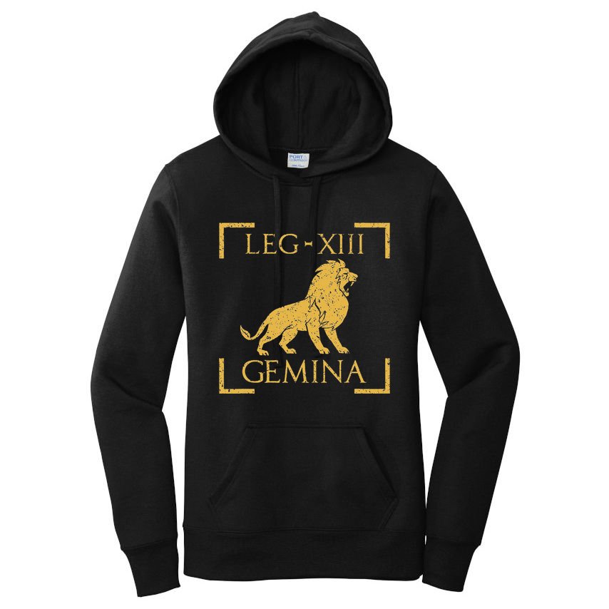 Legio Xiii Gemina Lion Emblem Roman Women's Pullover Hoodie