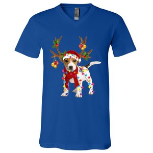 Light Xmas Gift V-Neck T-Shirt