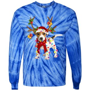 Light Xmas Gift Tie-Dye Long Sleeve Shirt