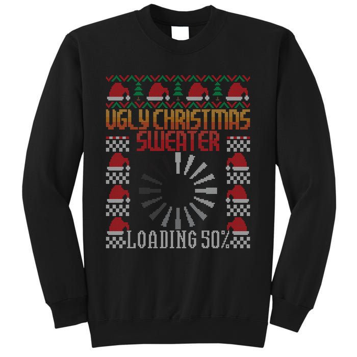 Loading Xmas Gaming Nerd Gamer Game Ugly Christmas Sweatshirt