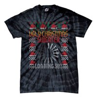 Loading Xmas Gaming Nerd Gamer Game Ugly Christmas Tie-Dye T-Shirt