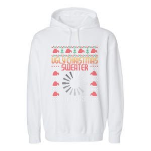 Loading Xmas Gaming Nerd Gamer Game Ugly Christmas Garment-Dyed Fleece Hoodie