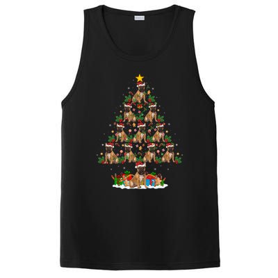 Lighting Xmas Holiday Santa Bulldog Christmas Tree Gift PosiCharge Competitor Tank