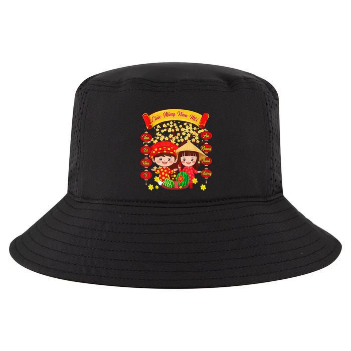 Li Xi Me Please Xuan At Ty Happy Tet Chuc Mung Nam Moi 2025 Cool Comfort Performance Bucket Hat