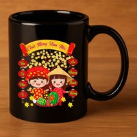 Li Xi Me Please Xuan At Ty Happy Tet Chuc Mung Nam Moi 2025 11oz C Handle Ceramic Mug