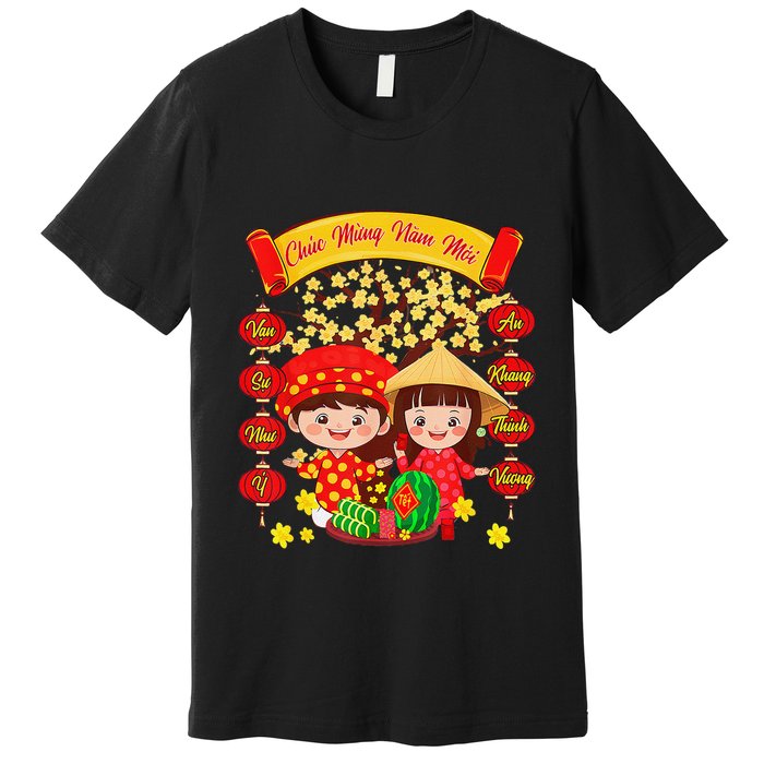 Li Xi Me Please Xuan At Ty Happy Tet Chuc Mung Nam Moi 2025 Premium T-Shirt
