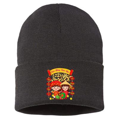 Li Xi Me Please Xuan At Ty Happy Tet Chuc Mung Nam Moi 2025 Sustainable Knit Beanie