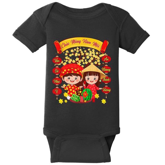 Li Xi Me Please Xuan At Ty Happy Tet Chuc Mung Nam Moi 2025 Baby Bodysuit