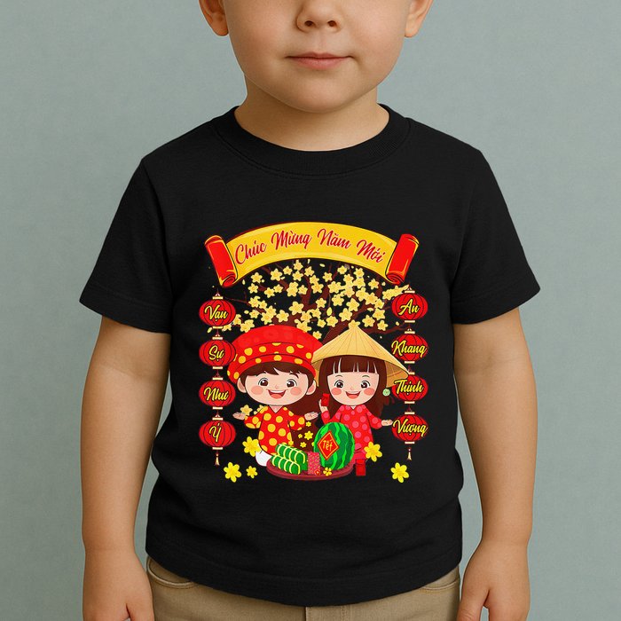 Li Xi Me Please Xuan At Ty Happy Tet Chuc Mung Nam Moi 2025 Toddler T-Shirt