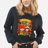 Li Xi Me Please Xuan At Ty Happy Tet Chuc Mung Nam Moi 2025 Cropped Pullover Crew