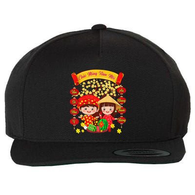 Li Xi Me Please Xuan At Ty Happy Tet Chuc Mung Nam Moi 2025 Wool Snapback Cap