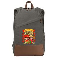 Li Xi Me Please Xuan At Ty Happy Tet Chuc Mung Nam Moi 2025 Cotton Canvas Backpack