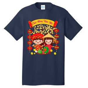 Li Xi Me Please Xuan At Ty Happy Tet Chuc Mung Nam Moi 2025 Tall T-Shirt