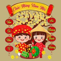 Li Xi Me Please Xuan At Ty Happy Tet Chuc Mung Nam Moi 2025 Magnet