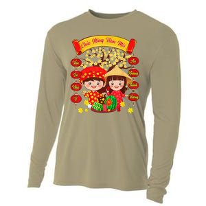 Li Xi Me Please Xuan At Ty Happy Tet Chuc Mung Nam Moi 2025 Cooling Performance Long Sleeve Crew