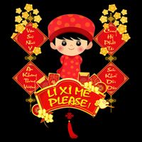Li Xi Me Please Vietnamese Red Cute Ao Dai Flowers Great Gift Cooling Performance Long Sleeve Crew