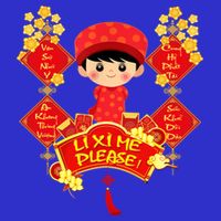 Li Xi Me Please Vietnamese Red Cute Ao Dai Flowers Great Gift 16 in Basic Backpack