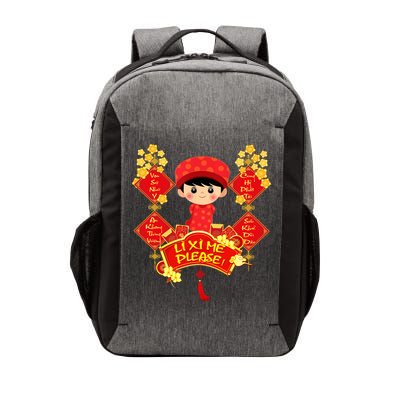 Li Xi Me Please Vietnamese Red Cute Ao Dai Flowers Great Gift Vector Backpack
