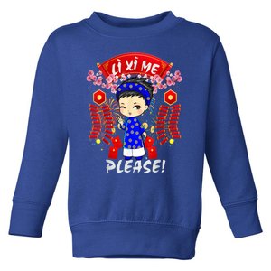 Li Xi Me Please Vietnamese Tet Cute Ao Dai Boy Flowers Cute Gift Toddler Sweatshirt