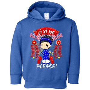 Li Xi Me Please Vietnamese Tet Cute Ao Dai Boy Flowers Cute Gift Toddler Hoodie