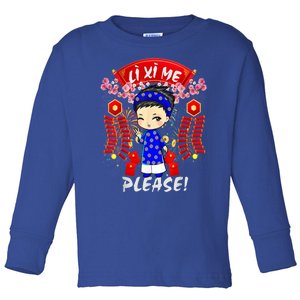 Li Xi Me Please Vietnamese Tet Cute Ao Dai Boy Flowers Cute Gift Toddler Long Sleeve Shirt