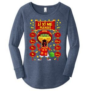 Li Xi Me Please Xuan At Ty Happy Tet Chuc Mung Nam Moi 2025 Women's Perfect Tri Tunic Long Sleeve Shirt