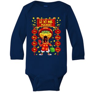 Li Xi Me Please Xuan At Ty Happy Tet Chuc Mung Nam Moi 2025 Baby Long Sleeve Bodysuit