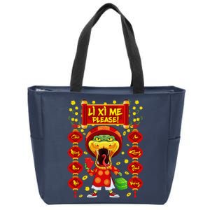 Li Xi Me Please Xuan At Ty Happy Tet Chuc Mung Nam Moi 2025 Zip Tote Bag