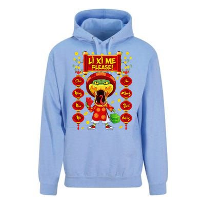 Li Xi Me Please Xuan At Ty Happy Tet Chuc Mung Nam Moi 2025 Unisex Surf Hoodie