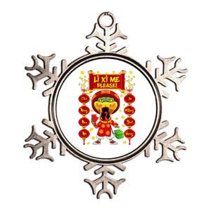 Li Xi Me Please Xuan At Ty Happy Tet Chuc Mung Nam Moi 2025 Metallic Star Ornament