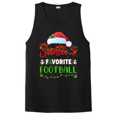 Lighting Xmas SantaS Favorite Football Christmas Gift PosiCharge Competitor Tank