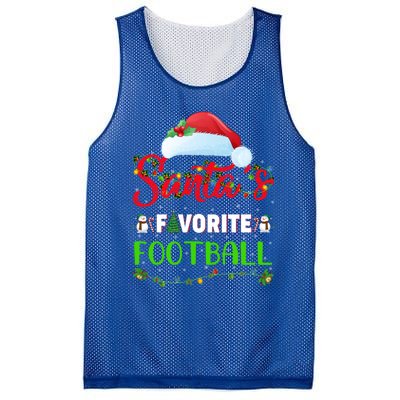 Lighting Xmas SantaS Favorite Football Christmas Gift Mesh Reversible Basketball Jersey Tank